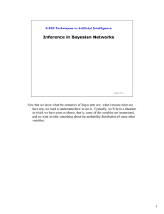 Inference in Bayesian Networks