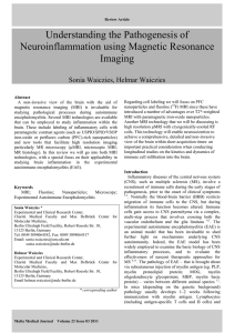 Understanding the Pathogenesis of Neuroinflammation using Magnetic Resonance Imaging