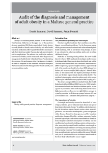 Audit of the diagnosis and management