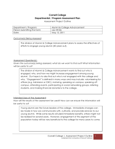 Cornell College Departmental / Program Assessment Plan