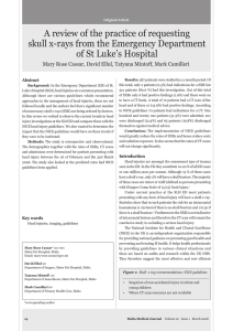 A review of the practice of requesting of St Luke’s Hospital