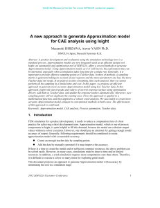 A new approach to generate Approximation model