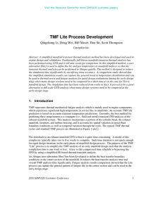 TMF Lite Process Development