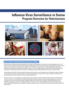 Influenza Virus Surveillance in Swine Program Overview for Veterinarians