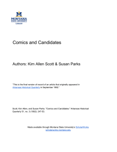 Comics and Candidates Authors: Kim Allen Scott &amp; Susan Parks