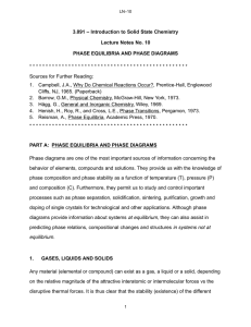 3.091 – Introduction to Solid State Chemistry Lecture Notes No. 10