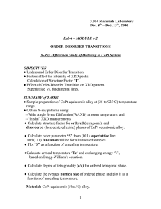 3.014 Materials Laboratory Dec. 8 – Dec..13 , 2006