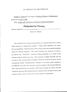 AN ABSTRACT OF THE THESIS OF presented on June 8, 1993.