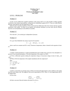 Problem Set 2 3.20 MIT Professor Gerbrand Ceder Fall 2003
