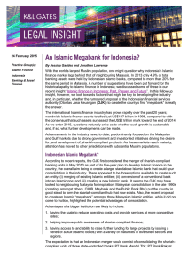 An Islamic Megabank for Indonesia?