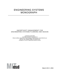 ENGINEERING SYSTEMS  MONOGRAPH