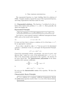 6.  The  complex  exponential