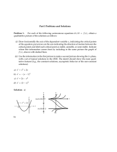 Part I Problems and Solutions = ( )