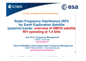 Radio Frequency Interference (RFI) for Earth Exploration Satellite (passive) bands: