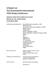 A Report on The Seventeenth International TOVS Study Conference