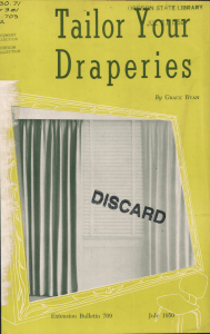 Draperies Tailor Your 3O. 7/