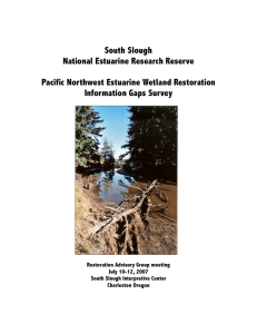 South Slough National Estuarine Research Reserve Pacific Northwest Estuarine Wetland Restoration