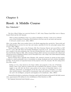 Reed:  A  Middle  Course Chapter  5
