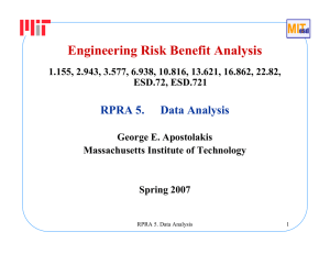 Engineering Risk Benefit Analysis RPRA 5. Data Analysis