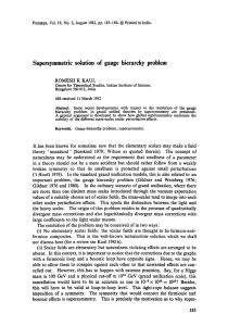 Supersymmetric solution of  gauge hierarchy problem