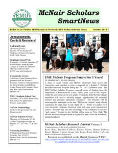 McNair Scholars SmartNews  Announcements,