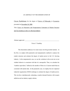 AN ABSTRACT OF THE DISSERTATION OF