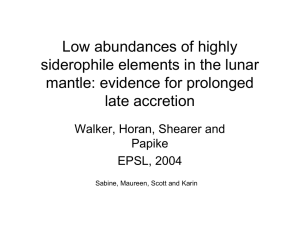 Low abundances of highly siderophile elements in the lunar late accretion