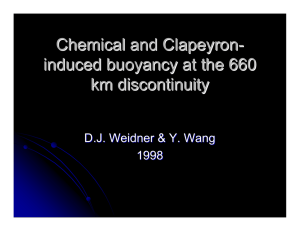 Chemical and Clapeyron - induced buoyancy at the 660