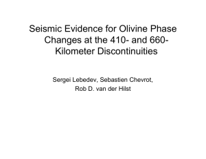 Seismic Evidence for Olivine Phase Changes at the 410- and 660-