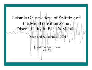 Seismic Observations of Splitting of the Mid-Transition Zone Discontinuity in Earth’s Mantle