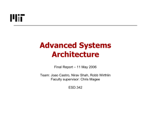 Advanced Systems Architecture