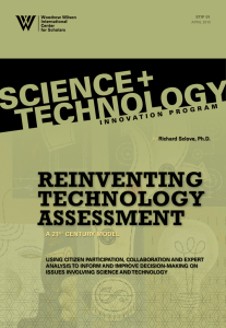 Reinventing technology Assessment a 21