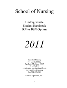 2011 School of Nursing  Undergraduate