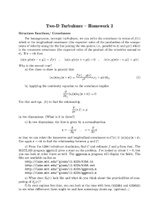 Two-D Turbulence Homework