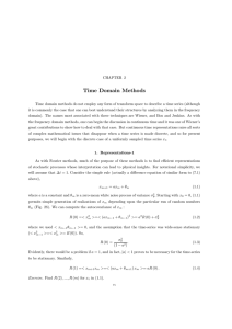 Time  Domain  Methods