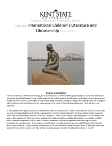 International Children’s Literature and Librarianship  School of Library and Information Science