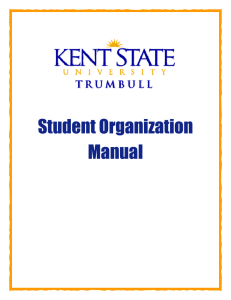 Student Organization Manual