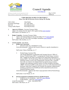 Council Agenda www.tbrpc.org  May 14, 2012