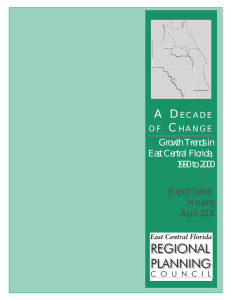 A D C Growth Trends in East Central Florida,