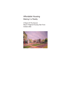 Affordable Housing Making it a Reality A Report Of The Second