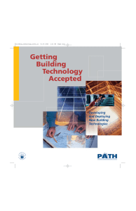 Getting Building Technology Accepted