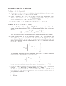 18.303 Problem Set 2 Solutions Problem 1 (5+5+5 points)