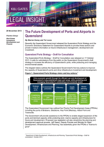 The Future Development of Ports and Airports in Queensland