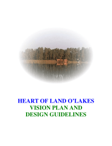 HEART OF LAND O’LAKES VISION PLAN AND DESIGN GUIDELINES