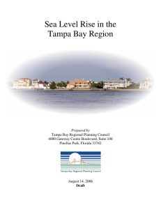 Sea Level Rise in the Tampa Bay Region