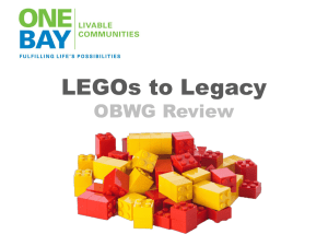 LEGOs to Legacy Diverse Coalition of Partners OBWG Review