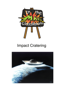 Impact Cratering