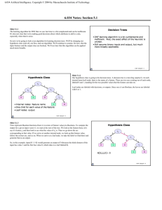 6.034 Notes: Section 5.1