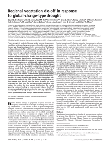 Regional vegetation die-off in response to global-change-type drought