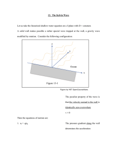 13.  The Kelvin Wave